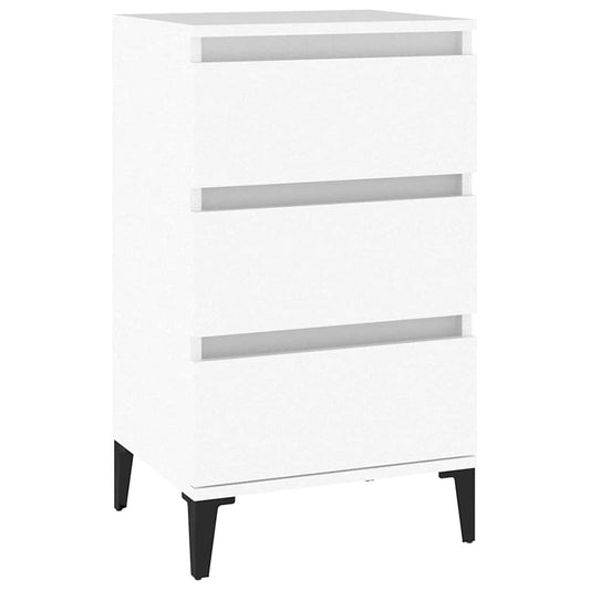 Bedside Cabinet White 40x35x70 cm Engineered Wood Bedside Cabinet White 40x35x70 cm Engineered Wood