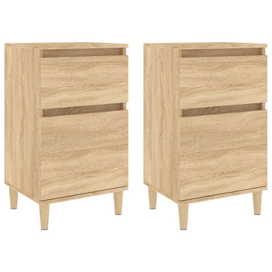 Bedside Cabinets 2 pcs Sonoma Oak 40x35x70 cm Bedside Cabinets 2 pcs Sonoma Oak 40x35x70 cm