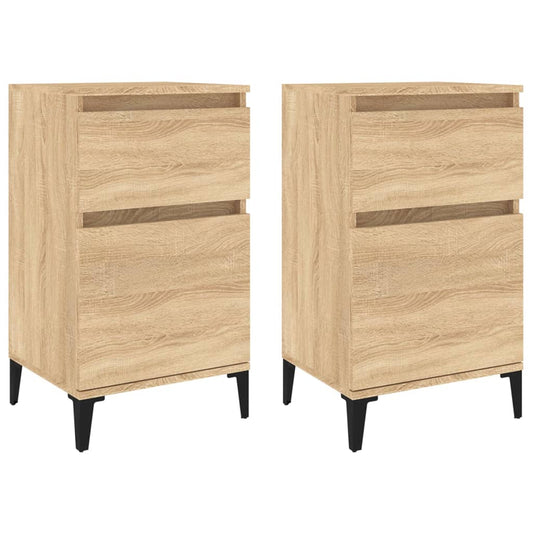 Bedside Cabinets 2 pcs Sonoma Oak 40x35x70 cm Bedside Cabinets 2 pcs Sonoma Oak 40x35x70 cm