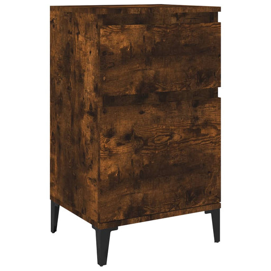 Bedside Cabinet Smoked Oak 40x35x70 cm Bedside Cabinet Smoked Oak 40x35x70 cm