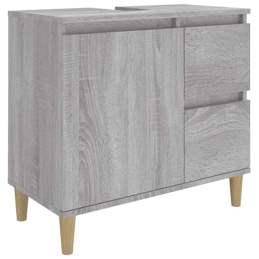 Bathroom Cabinet Grey Sonoma 65x33x60 cm Engineered Wood Bathroom Cabinet Grey Sonoma 65x33x60 cm Engineered Wood