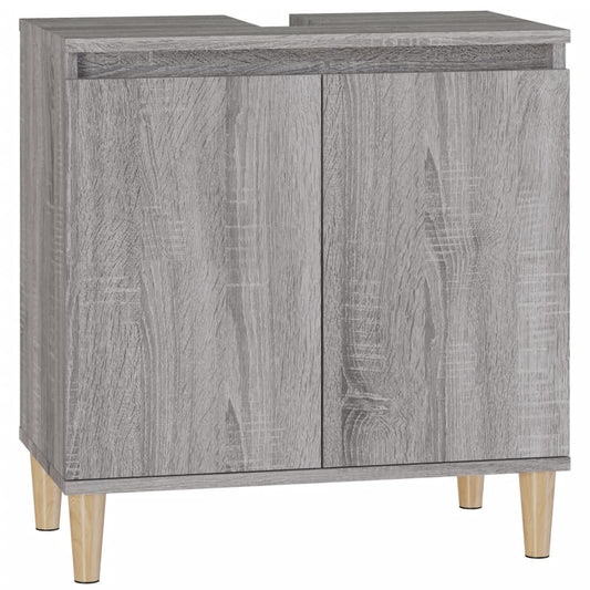 Sink Cabinet Grey Sonoma 58x33x60 cm Engineered Wood Sink Cabinet Grey Sonoma 58x33x60 cm Engineered Wood