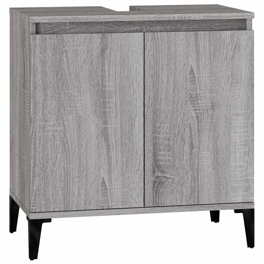 Sink Cabinet Grey Sonoma 58x33x60 cm Engineered Wood Sink Cabinet Grey Sonoma 58x33x60 cm Engineered Wood