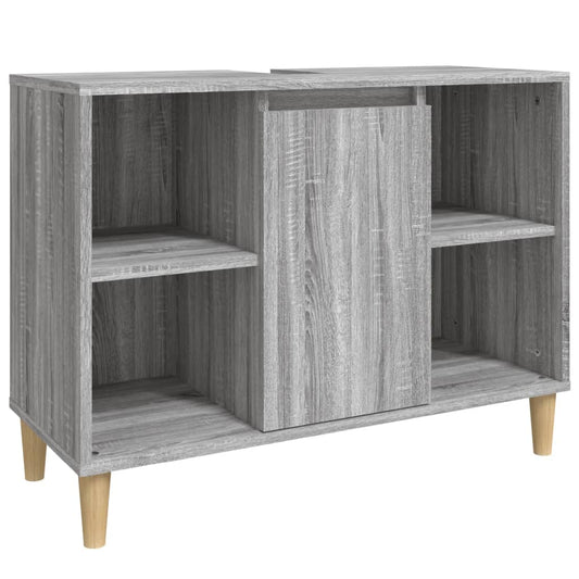 Sink Cabinet Grey Sonoma 80x33x60 cm Engineered Wood Sink Cabinet Grey Sonoma 80x33x60 cm Engineered Wood