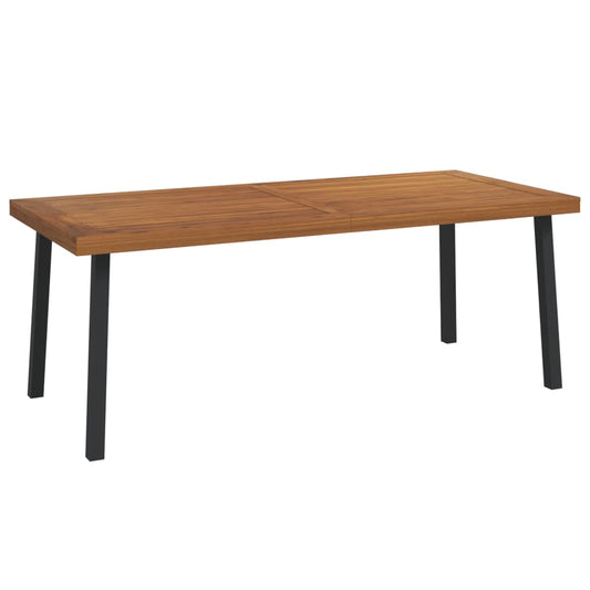 Garden Table 200x100x75 cm Solid Wood Acacia Garden Table 200x100x75 cm Solid Wood Acacia
