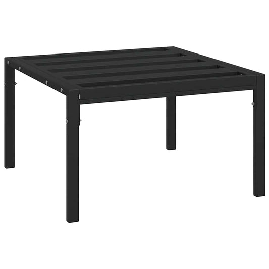 Garden Coffee Table Black 60x60x35 cm Steel Garden Coffee Table Black 60x60x35 cm Steel