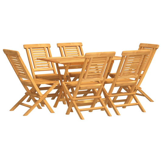 7 Piece Garden Dining Set Solid Wood Teak 7 Piece Garden Dining Set Solid Wood Teak