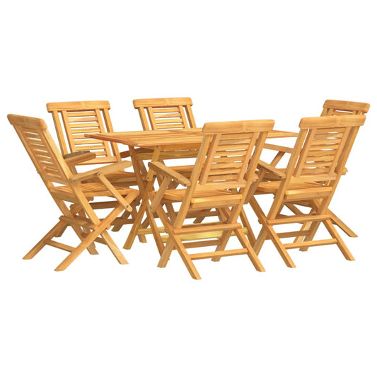 7 Piece Garden Dining Set Solid Wood Teak 7 Piece Garden Dining Set Solid Wood Teak