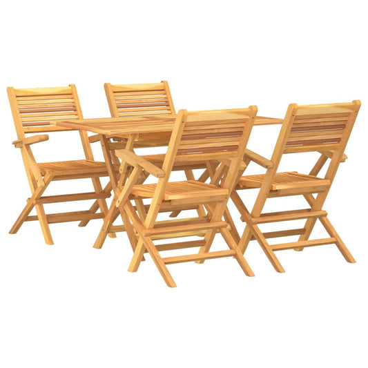 5 Piece Garden Dining Set Solid Wood Teak 5 Piece Garden Dining Set Solid Wood Teak