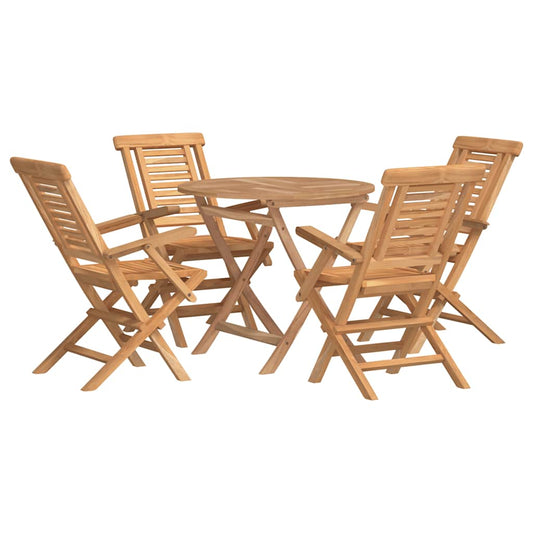 5 Piece Garden Dining Set Solid Wood Teak 5 Piece Garden Dining Set Solid Wood Teak