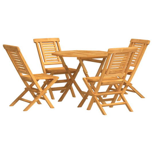 5 Piece Garden Dining Set Solid Wood Teak 5 Piece Garden Dining Set Solid Wood Teak