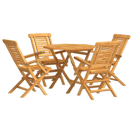 5 Piece Garden Dining Set Solid Wood Teak 5 Piece Garden Dining Set Solid Wood Teak