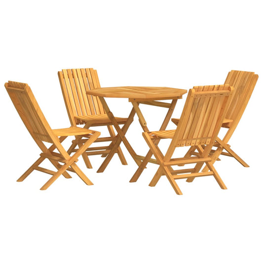 Garden Dining Set | Natural Wood | Solid teak wood | Medium | Foldable Garden Dining Set | Natural Wood | Solid teak wood | Medium | Foldable