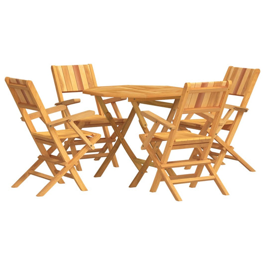 5 Piece Garden Dining Set Solid Wood Teak 5 Piece Garden Dining Set Solid Wood Teak