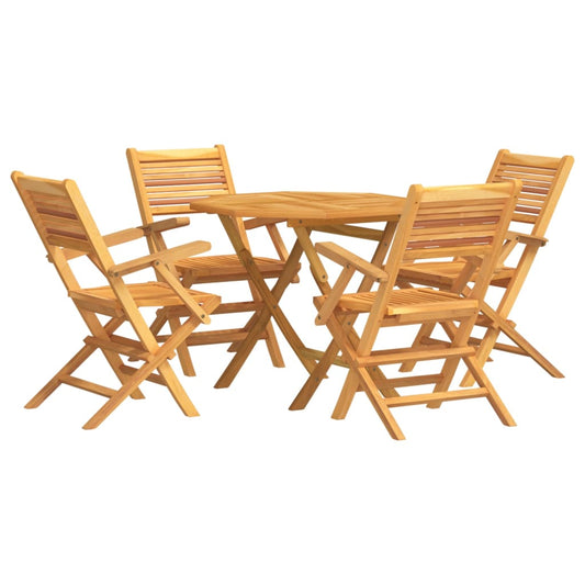 5 Piece Garden Dining Set Solid Wood Teak 5 Piece Garden Dining Set Solid Wood Teak