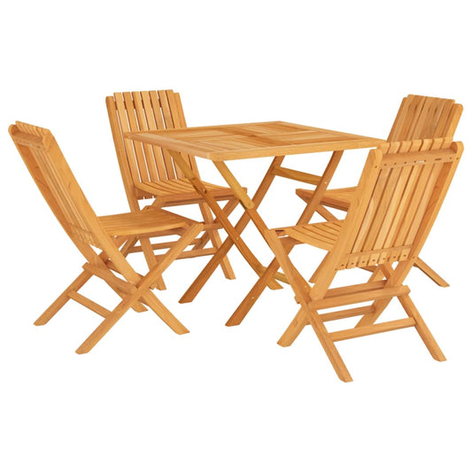 Garden Dining Set | Natural Teak | Solid Teak Wood | Standard | Foldable Garden Dining Set | Natural Teak | Solid Teak Wood | Standard | Foldable