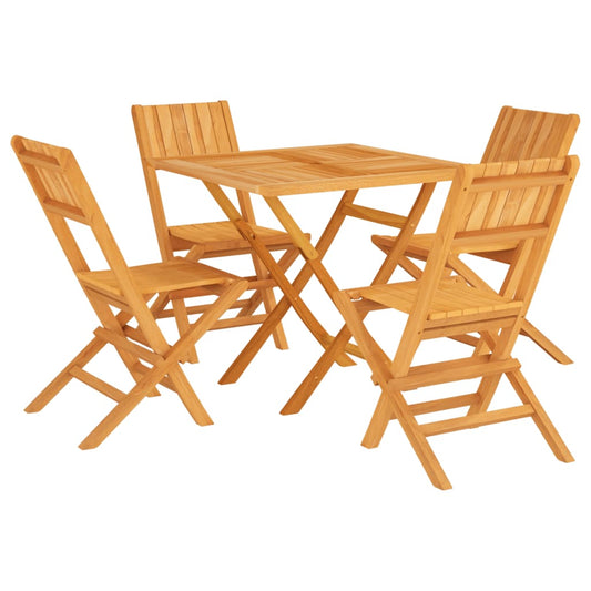 5 Piece Garden Dining Set Solid Wood Teak 5 Piece Garden Dining Set Solid Wood Teak