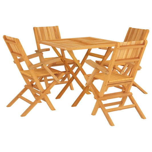 5 Piece Garden Dining Set Solid Wood Teak 5 Piece Garden Dining Set Solid Wood Teak