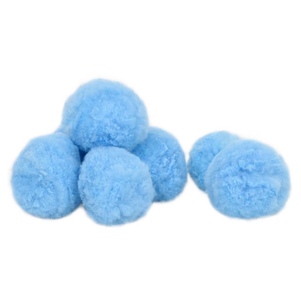 Anti Bacteria Pool Filter Balls Blue 1400 g Polyethylene