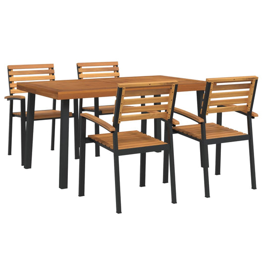 Garden Dining Set | Natural Acacia Wood Garden Dining Set | Natural Acacia Wood