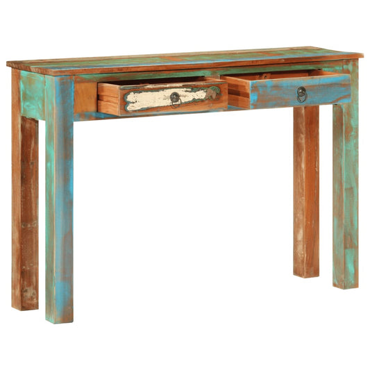 Console Table 110x30x75 cm Solid Wood Reclaimed Console Table 110x30x75 cm Solid Wood Reclaimed