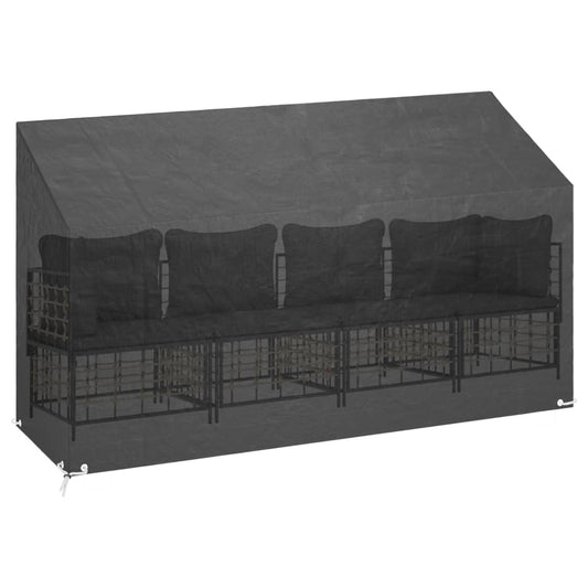 Garden Bench Cover 12 Eyelets 210x70x70/88 cm Polyethylene Garden Bench Cover 12 Eyelets 210x70x70/88 cm Polyethylene