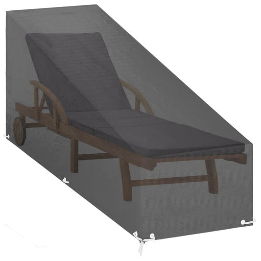 Sunlounger Cover 12 Eyelets 200x65x35/60 cm Polyethylene Sunlounger Cover 12 Eyelets 200x65x35/60 cm Polyethylene