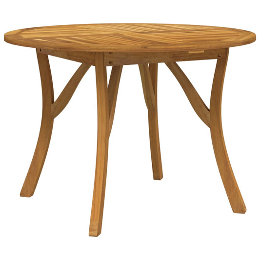 Garden Table Ø 110 cm Solid Wood Acacia Garden Table Ø 110 cm Solid Wood Acacia