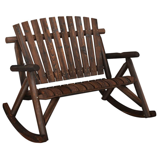2-Seater Garden Rocking Bench 123x96x102 cm Solid Wood Spruce 2-Seater Garden Rocking Bench 123x96x102 cm Solid Wood Spruce