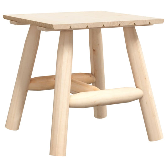 Side Table 49x49x50 cm Solid Wood Spruce Side Table 49x49x50 cm Solid Wood Spruce