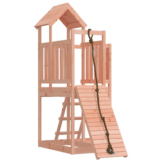 Playhouse with Climbing Wall Solid Wood Douglas Playhouse with Climbing Wall Solid Wood Douglas