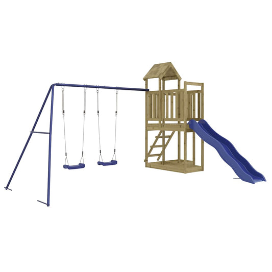 Outdoor Playset Impregnated Wood Pine Outdoor Playset Impregnated Wood Pine