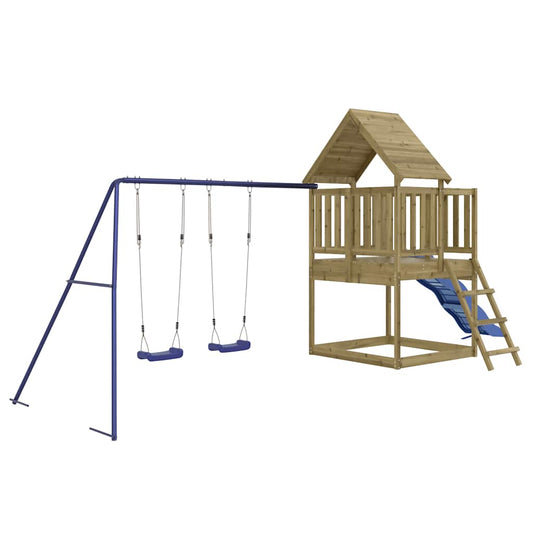 Outdoor Playset Impregnated Wood Pine Outdoor Playset Impregnated Wood Pine