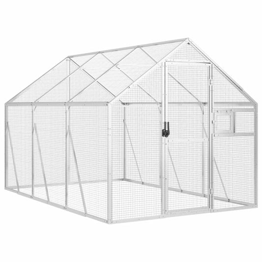 Aviary Silver 1.79x3x1.85 m Aluminium Aviary Silver 1.79x3x1.85 m Aluminium