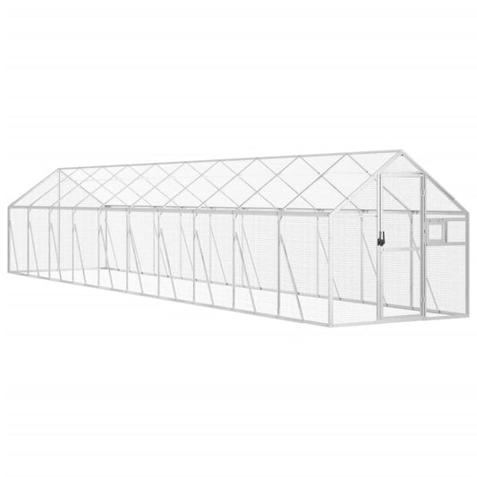 Aviary Silver 1.79x10x1.85 m Aluminium Aviary Silver 1.79x10x1.85 m Aluminium
