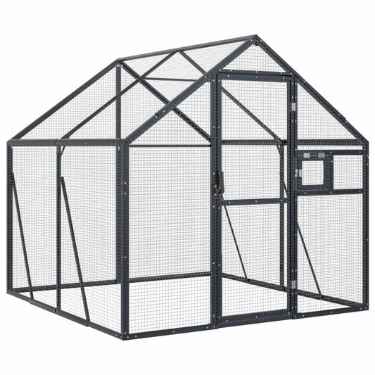 Aviary Anthracite 1.79x2x1.85 m Aluminium Aviary Anthracite 1.79x2x1.85 m Aluminium