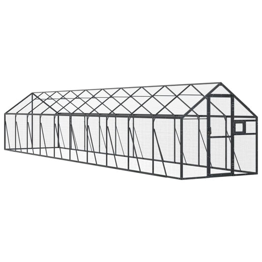 Aviary Anthracite 1.79x10x1.85 m Aluminium Aviary Anthracite 1.79x10x1.85 m Aluminium