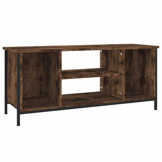 TV Cabinet Smoked Oak 102x35x45 cm Engineered Wood TV Cabinet Smoked Oak 102x35x45 cm Engineered Wood
