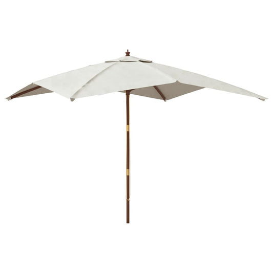 Garden Parasol | Sand | Polyester, Solid Hardwood, Laminated Bamboo Garden Parasol | Sand | Polyester, Solid Hardwood, Laminated Bamboo