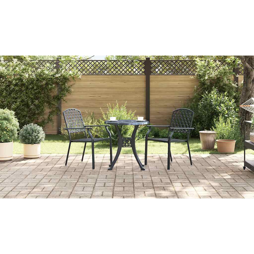 Garden Chair 2 pcs Anthracite 56 x 65 x 89 cm Steel