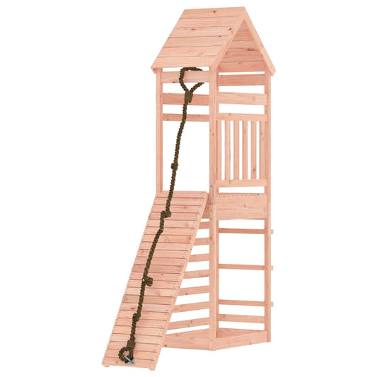 Playhouse with Climbing Wall Solid Wood Douglas Playhouse with Climbing Wall Solid Wood Douglas