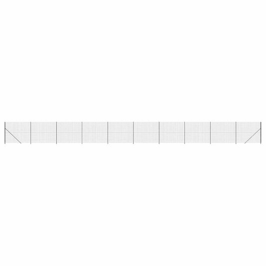 Wire Mesh Fence with Flange Anthracite 1,4x25 m Wire Mesh Fence with Flange Anthracite 1,4x25 m