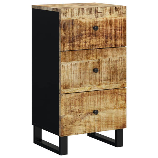 Sideboard with 3 Drawers 40x33,5x75 cm Solid Wood Mango Sideboard with 3 Drawers 40x33,5x75 cm Solid Wood Mango