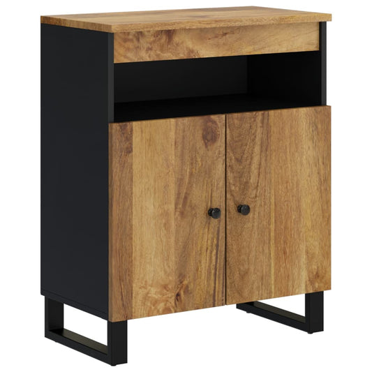 Sideboard with 2 Doors 60x33x75 cm Solid Wood Mango Sideboard with 2 Doors 60x33x75 cm Solid Wood Mango