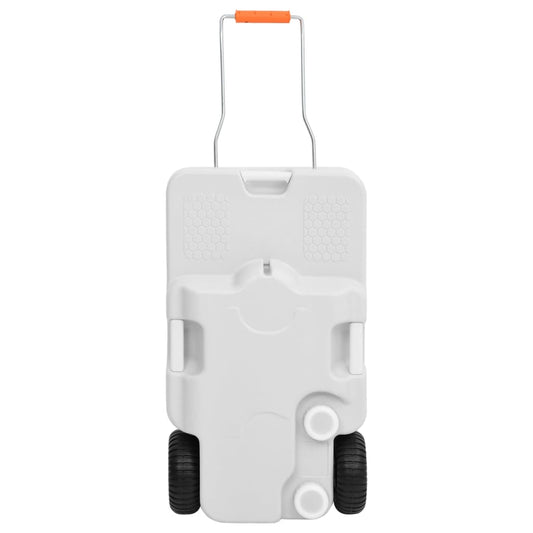 Wheeled Water Tank for Camping 30 L Grey Wheeled Water Tank for Camping 30 L Grey