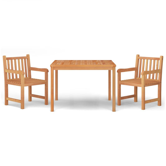 3 Piece Garden Dining Set Solid Wood Teak 3 Piece Garden Dining Set Solid Wood Teak