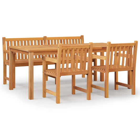 4 Piece Garden Dining Set Solid Wood Teak 4 Piece Garden Dining Set Solid Wood Teak