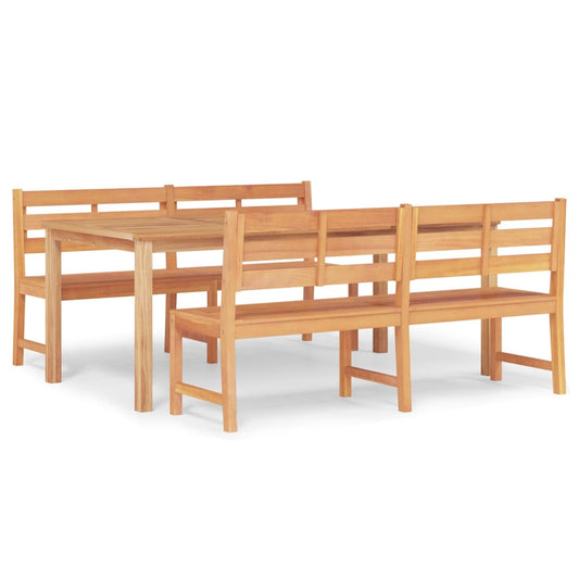 3 Piece Garden Dining Set Solid Wood Teak 3 Piece Garden Dining Set Solid Wood Teak