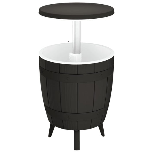 3-in-1 Ice Cooler Table Black Polypropylene 3-in-1 Ice Cooler Table Black Polypropylene