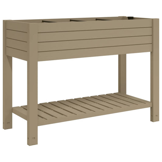 Garden Raised Bed Light Brown 110x45x79 cm Polypropylene Garden Raised Bed Light Brown 110x45x79 cm Polypropylene